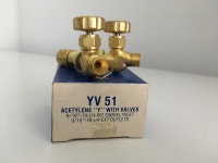 Valve Y neuve pour torche Acetylene ou Propane Saguenay Saguenay-Lac-Saint-Jean Preview