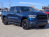 Look at this 2021 Ram 1500 Sport. Its Automatic transmission and Regular Unleaded V-8 5.7 L/345 engi... (image 1)
