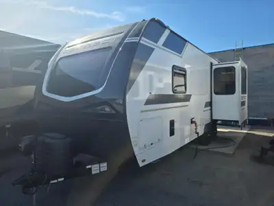 KZ Connect travel trailer C241RLK highlights: Hide-A-Bed Sofa Master Suite Outdoor Kitchen Trunk Doo...