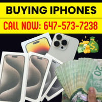 BUYING all iPhones TODAY for CASH! $$ Used or Broken or New