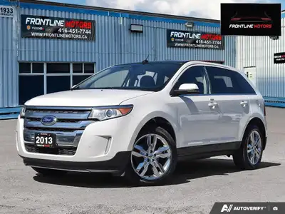 2013 Ford Edge Limited - One-Owner - Accident Free! White on Black Interior - Loaded with Navi, Blin...