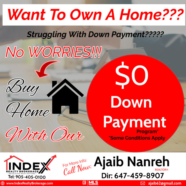 Buy Home or Condo with Zero Down or Rent To  Own Program in Houses for Sale in London