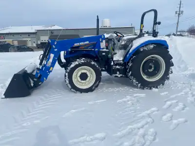 2026 NEW HOLLAND WORKMASTER 75 TRACTOR WITH LOADER STOCK # A112105 75 ENGINE HP 60 PTO HP MFD 40 KPH...