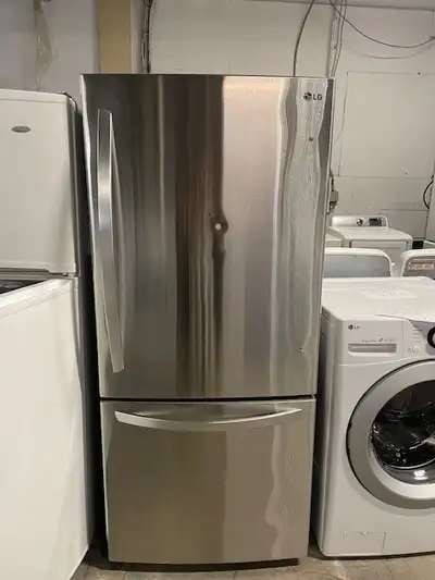 Réfrigérateur stainless 30'' congélateur au bas LG, View more