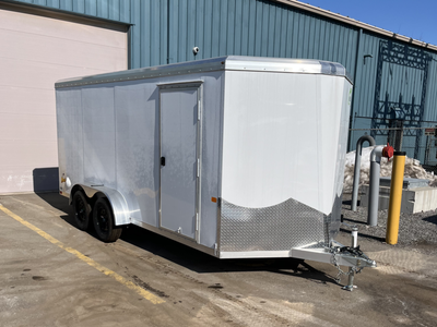 In Stock Savings - Save on this new 2026 Neo 7'x16' Aluminum Cargo Trailer with Single Handle Rear R...