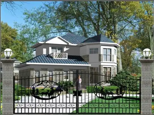 NEW WROUGHT IRON DRIVEWAY ENTRY GATE MANY DESIGNS & SIZE OPTIONS in Other in Winnipeg - Image 7