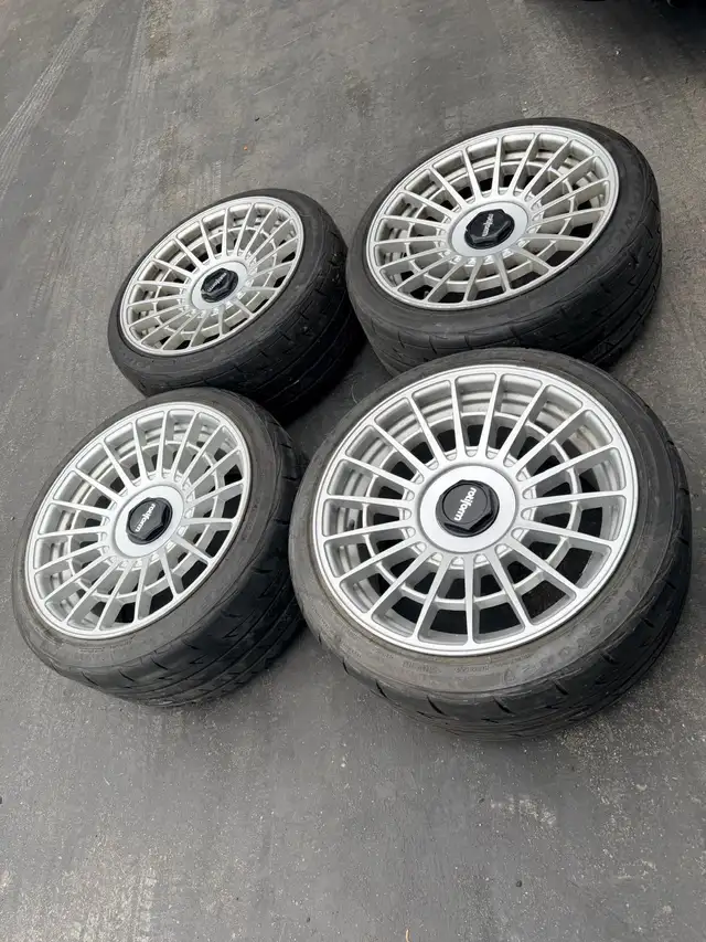 255/35/18 rotiform LASR 5x114.3 5x100 subaru wrx sti honda civic in Tires & Rims in Mississauga / Peel Region - Image 3