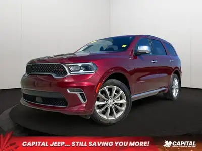 *Used 2022 Dodge Durango Citadel AWD for Sale in Edmonton, AB* | *103,490 km* | *Octane Red Pearl Ex...