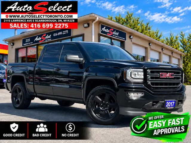 2017 GMC Sierra 1500 4x4 **5.3L V8** Apple Carplay - Clean Ca...
