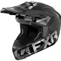 FXR CLUTCH EVO LE Black/Silver MX HELMET 22.5 SALE