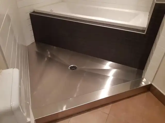 BASE DE DOUCHE ÉMAILLÉ EN NOIR SUR MESURE in Plumbing, Sinks, Toilets & Showers in Longueuil / South Shore - Image 7