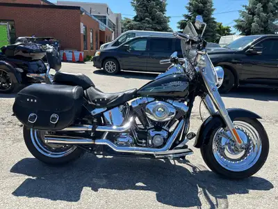 Check out this 2009 CANADIAN Harley-Davidson 96cu Fat Boy with only 64,893kms. Be sure to follow us...