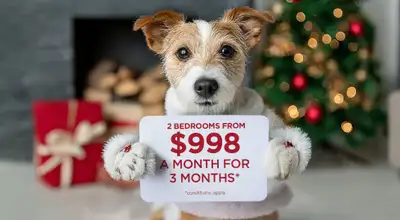 Broadstreet's Bridgerock Terrace offers 2 bedroom pet friendly apartments for rent in the beautiful...