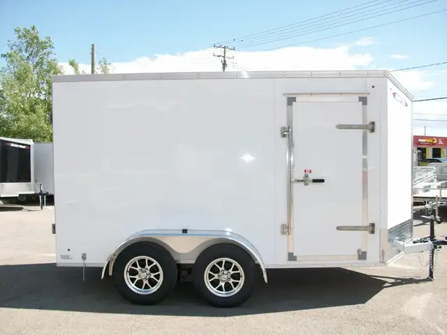2025 Weberlane CARGO ALUMINIUM 6' X 12' V-NOSE A GLISSIERE CONTR in Cargo & Utility Trailers in Laval / North Shore - Image 4