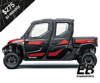 2025 Kawasaki Ridge Crew HVAC 4-Passenger Comfort with All-Season Capability Only $275 bi-weekly Ful...