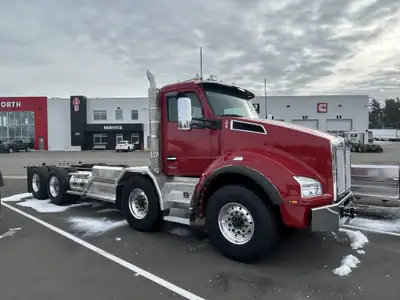 2026 KENWORTH T880, SIMARD TWIN STEER CONVERSION, 21' BIBEAU DUMP BODY !!! 2026 Kenworth T880 ...