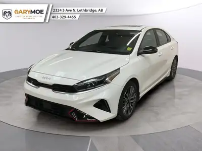 Introducing the stunning 2023 Kia Forte GT-Line IVT Sedan. Adorned in a pristine white exterior, thi...