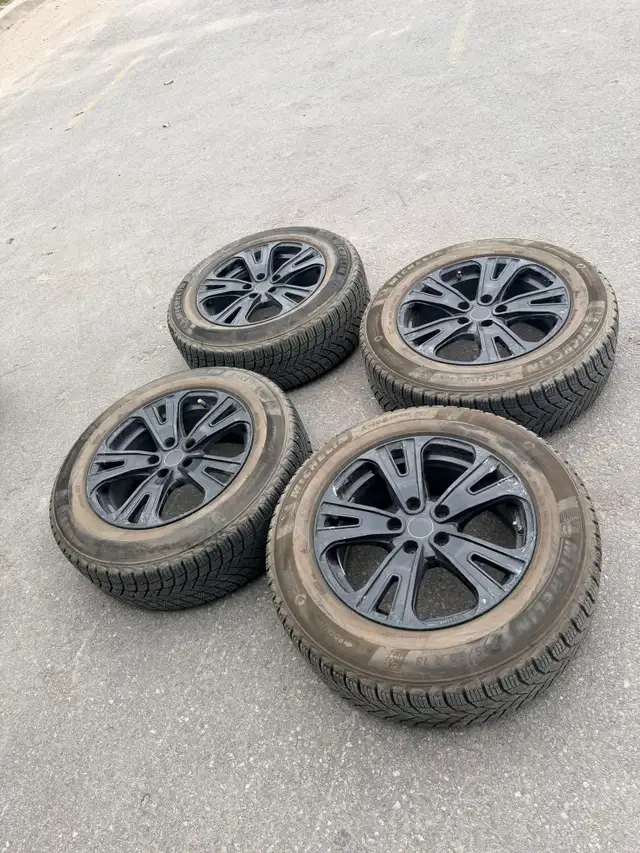 245/60/18 michelin winters 5x120 acura mdx honda pilot enkei rim in Tires & Rims in City of Toronto - Image 2