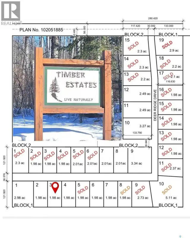 103 Deer Ridge DRIVE Paddockwood Rm No. 520, Saskatchewan in Land for Sale in Prince Albert - Image 2