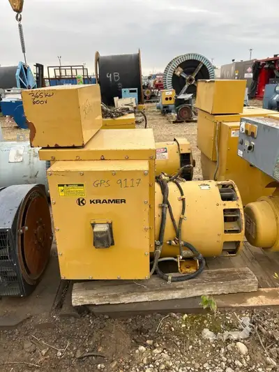 Visit www.globalpower.ca for larger photos and more details! kW: 365 Volts: 600 RPMs: 1800 365 KW Ca...