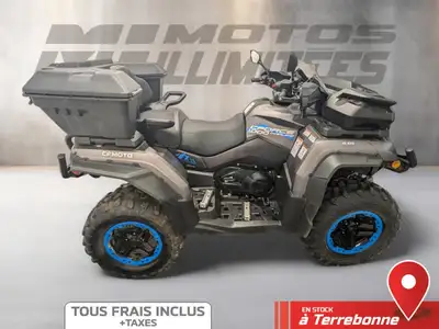 CF MOTO CFORCE 1000 OVERLAND 2022 Gris 2667 km au compteur. Motos Illimitées Terrebonne. Prix de ven...