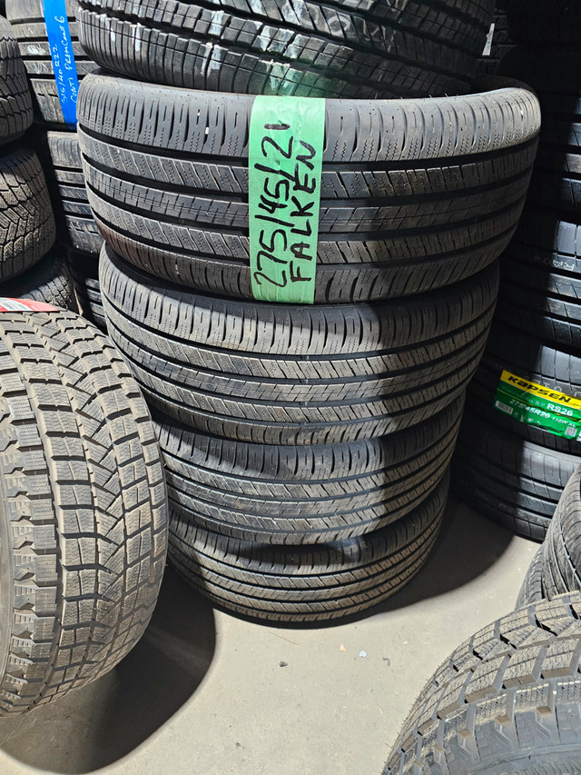 SET OF 275/45R21 FALKEN ZIEX CT60A AS TIRES NEW, FREE INSTAL in Tires & Rims in City of Toronto