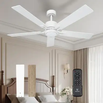 BRAND NEW - VAGIZM Ceiling Fan 52'' with Light: Modern Remote Co, View more