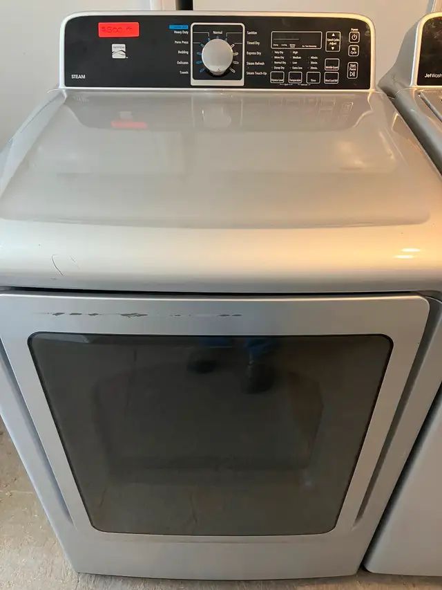 Kenmore jet wash washer dryer set $1000 tax in delivery incl.63234678545025122