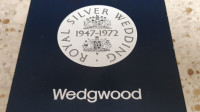 Queen Elizabeth Royal Silver Wedding 1947-1972 Wedgwood NIB