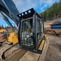Heavy duty Excavator FOPS and guarding