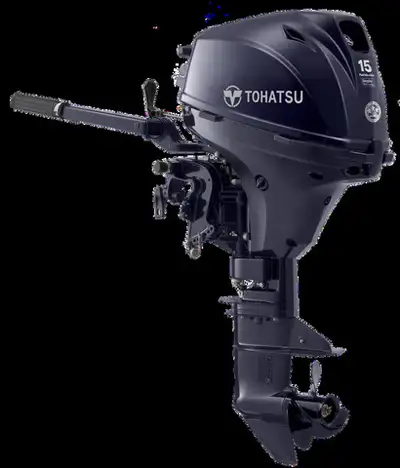 New Tohatsu 15 ES - Short Shaft, Manual Start Outboard Motor. 5 Year Warranty! Contact Dealer for Ex...