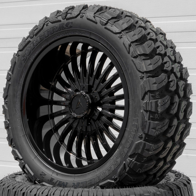FINALLY IN STOCK!!! 5, 6, 8 BOLT 20x10 Gloss Black wheels in Tires & Rims in Regina - Image 4