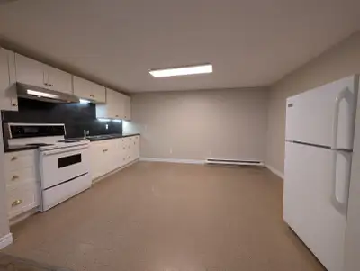 Spacious two bedroom (+bonus den) basement apartment in Otterville, with its own private/separate co...