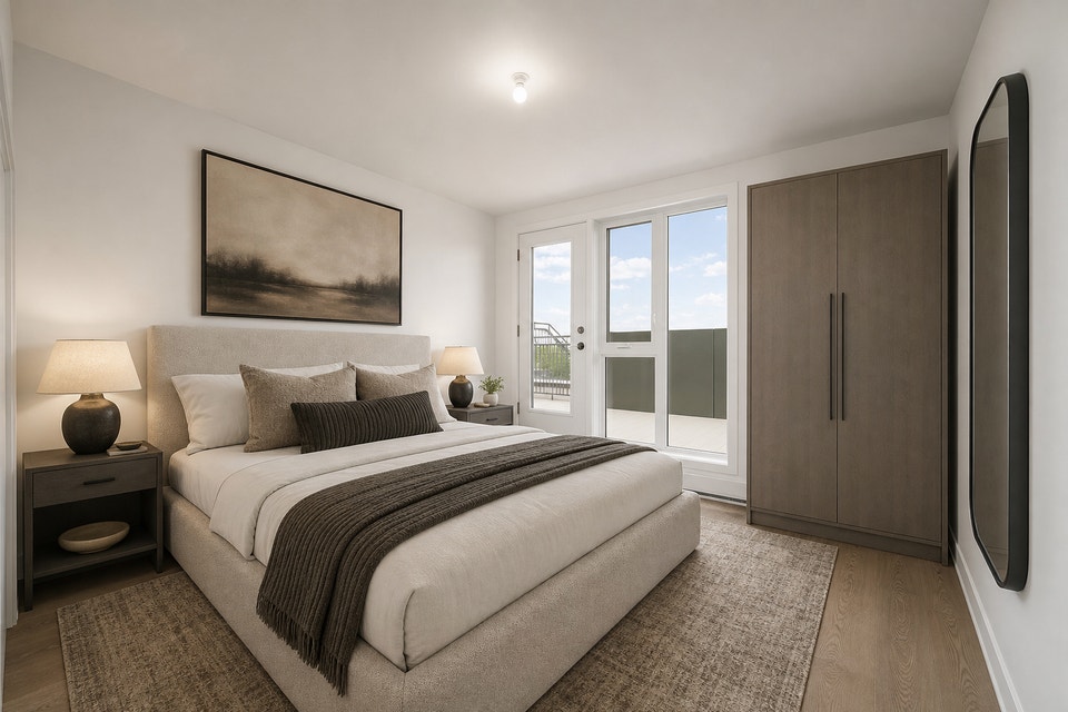 5.5 Condo neuf sur deux étages à louer Ville-Marie-rue Florian 5