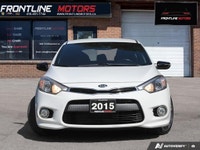 2015 Kia Forte SX Hatchback - Accident-Free! White on Black Interior! Well Maintained! Loaded With B... (image 1)