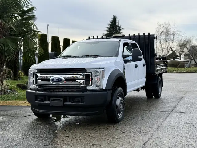 2017 Ford F-450 Super Duty XL 4x4 Crew Cab 9 Foot Dump Truck in Heavy Trucks in Regina - Image 5