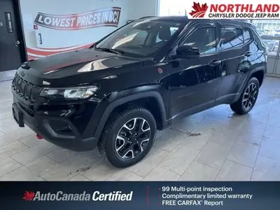Trail-rated capability meets everyday comfort in this 2022 Jeep Compass Trailhawk --- a compact SUV...