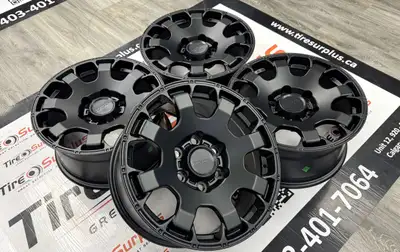 Replica TT07 Matt Black Rims Fits New Toyota Tacoma -Wheel Size: 17x8.0J -Bolt Pattern: 6x139.7 -Off...