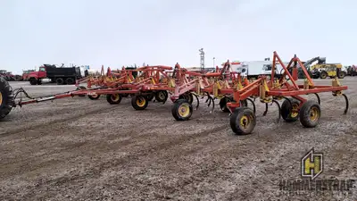 BOURGAULT 9400 56 Ft Chisel Plow Heavy Duty Cultivator 56 Ft Heavy duty deep tillage 4 rows of shank...