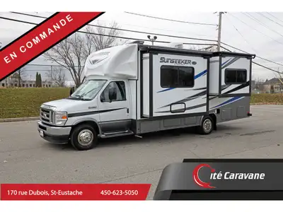 * disponible sur commande - available on order * Forest River Sunseeker 2440 2 extensions CLASSE C/B...