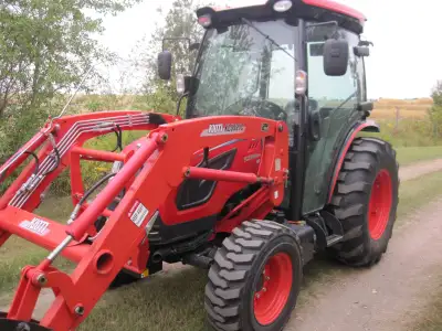 2.9-liter, 59.8 hp, 3 forward, 3 reverse hydrostatic drive, 540 independent pto, 45 pto hp, cat 2, 3...