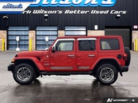 Check out this certified 2021 Jeep Wrangler Unlimited Sahara | V6 | Leather | Tow Pkg | Nav | Adapti... (image 1)