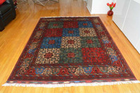 IKEA Persian Wool Afghan Hand Knotted Rug Carpet | Free Shipping