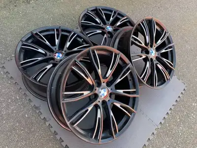 YES WE DO SHIP ACCROSS CANADA AND USA AT VOLUME DISCOUNT RATES SET of Genuine Factory 20" BMW Style...