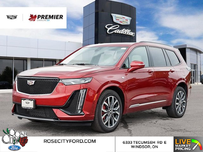 Command the road in this stunning 2023 Cadillac XT6 AWD Sport, boasting a powerful 3.6L V6 engine an...