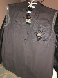 men's biker vest