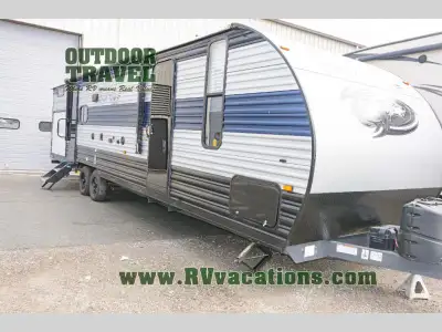 Forest River Cherokee Grey Wolf travel trailer 29TE highlights: Dual Entry U-Shaped Dinette Outdoor...