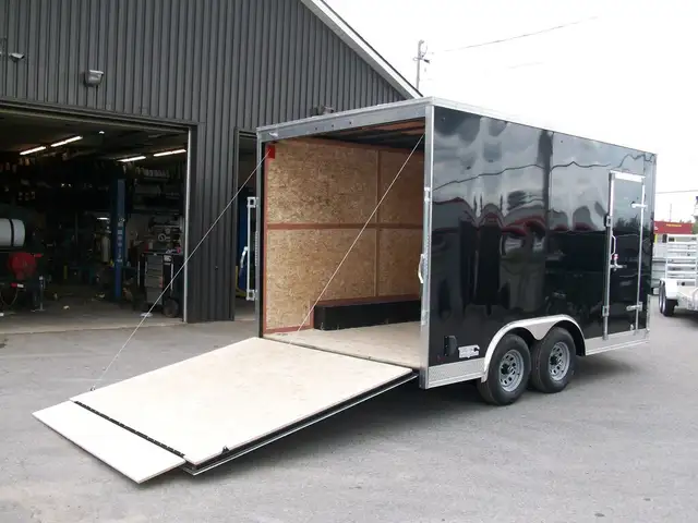 2025 Weberlane CARGO 8'.6in.X16' V-NOSE 2ESSIEUX 5200LB. 7.6HT C in Cargo & Utility Trailers in Laval / North Shore - Image 12
