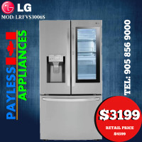 LG LRFVS3006S 36" French Door Refrigerator 29.7 cu. ft. Capacity