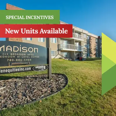 Madison Arms - 1 Bedroom Apartment for Rent